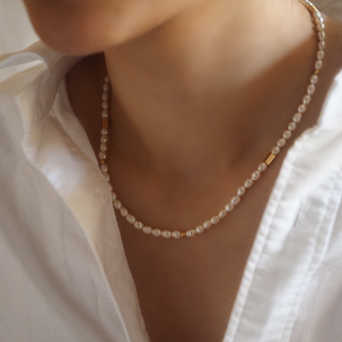 Voleta Pearls Mixed Necklace - éclater jewellery