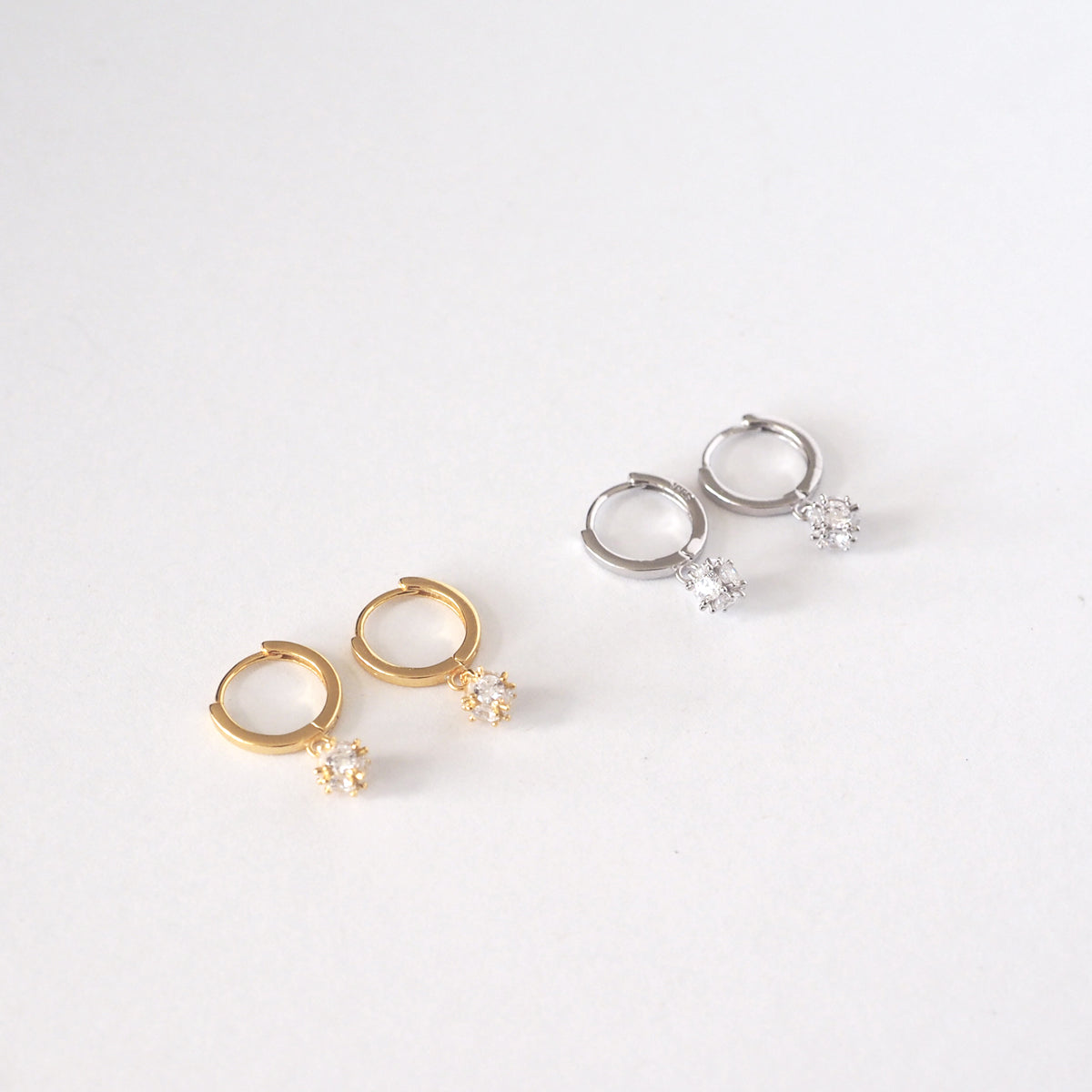 Cordni Cubic Zirconia Ball Earrings
