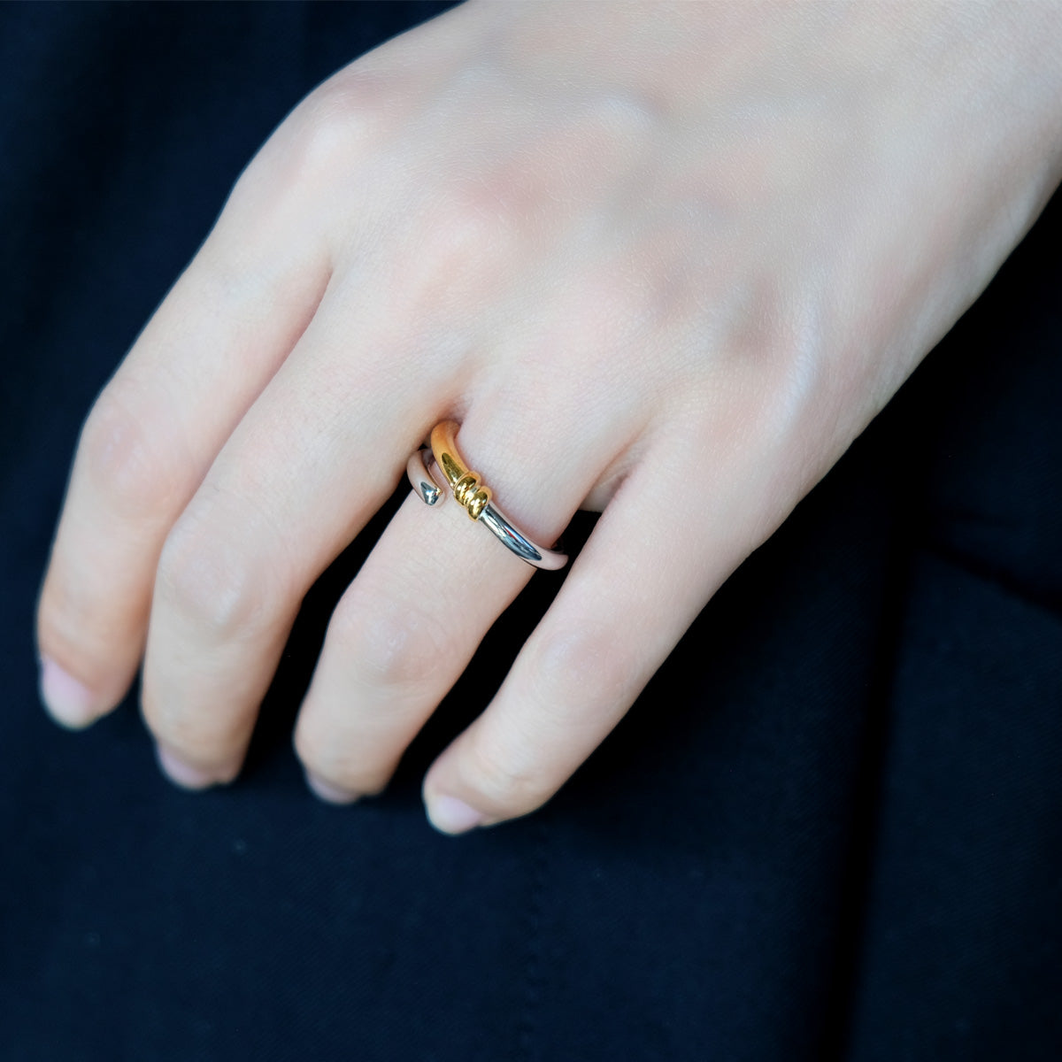 Paige 2-Tone Ring - éclater jewellery