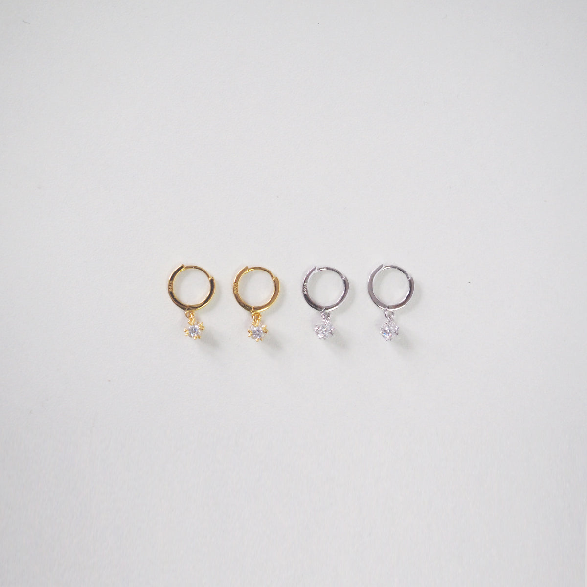 Cordni Cubic Zirconia Ball Earrings