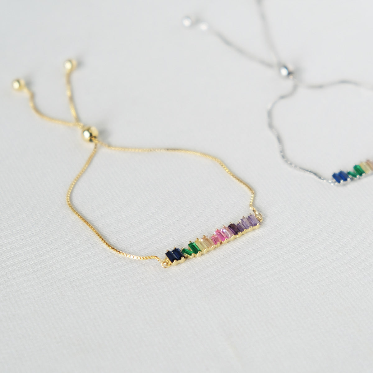 Merryl Rainbow Cubic Zirconia Bracelet - éclater jewellery
