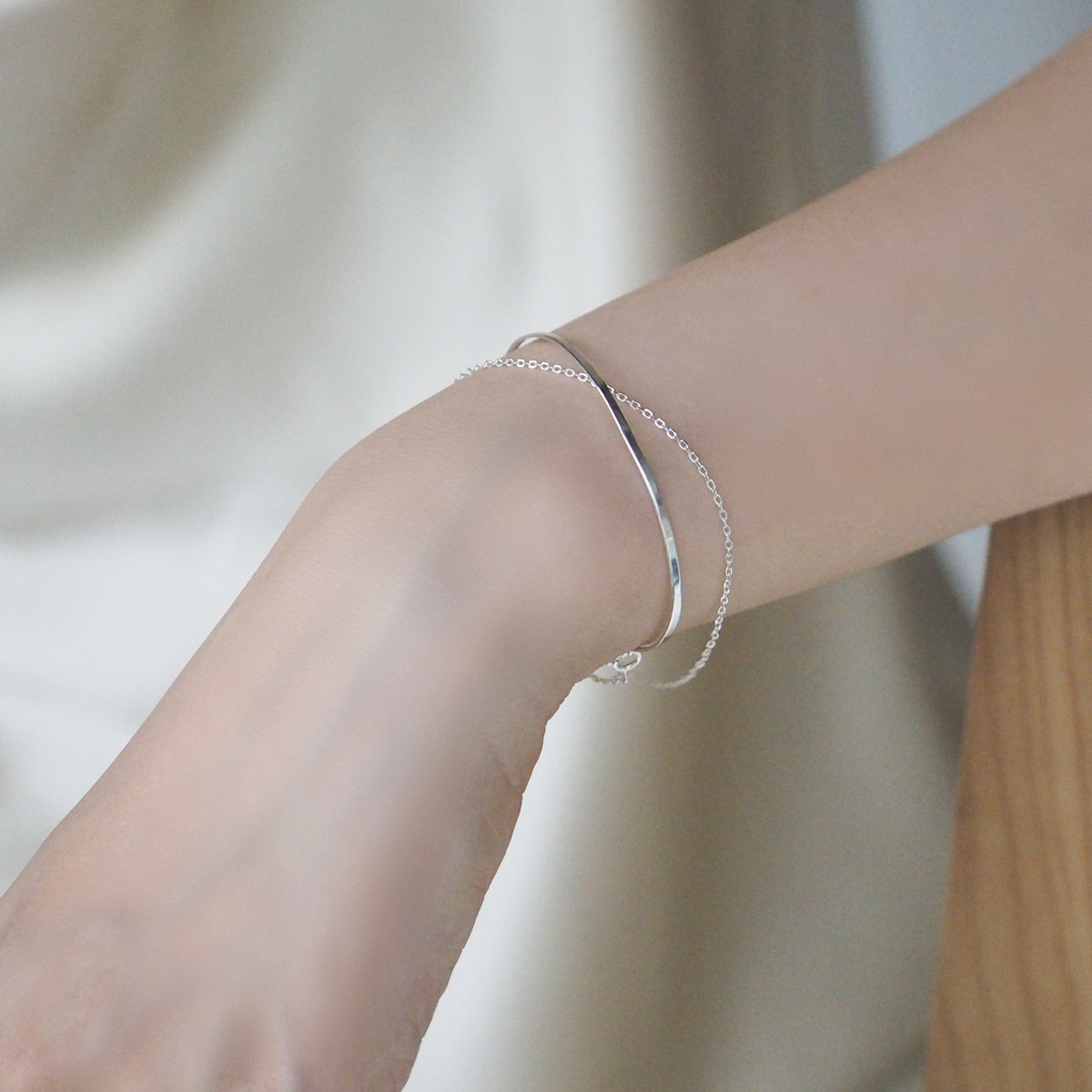 Marye Double Chain Bracelet