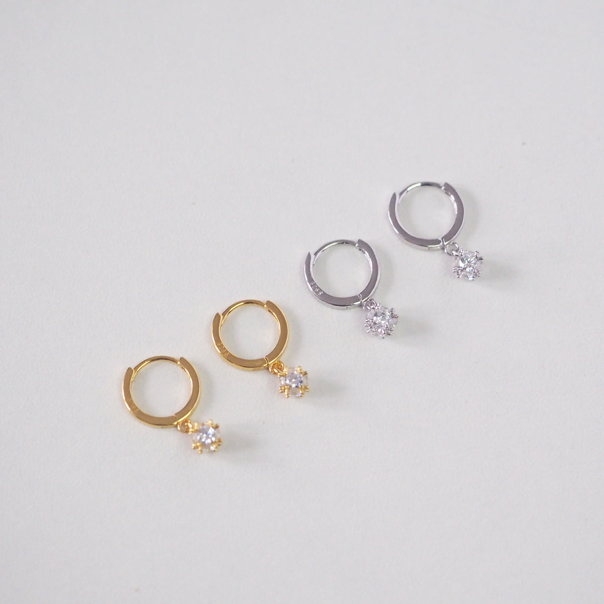 Cordni Cubic Zirconia Ball Earrings - éclater jewellery