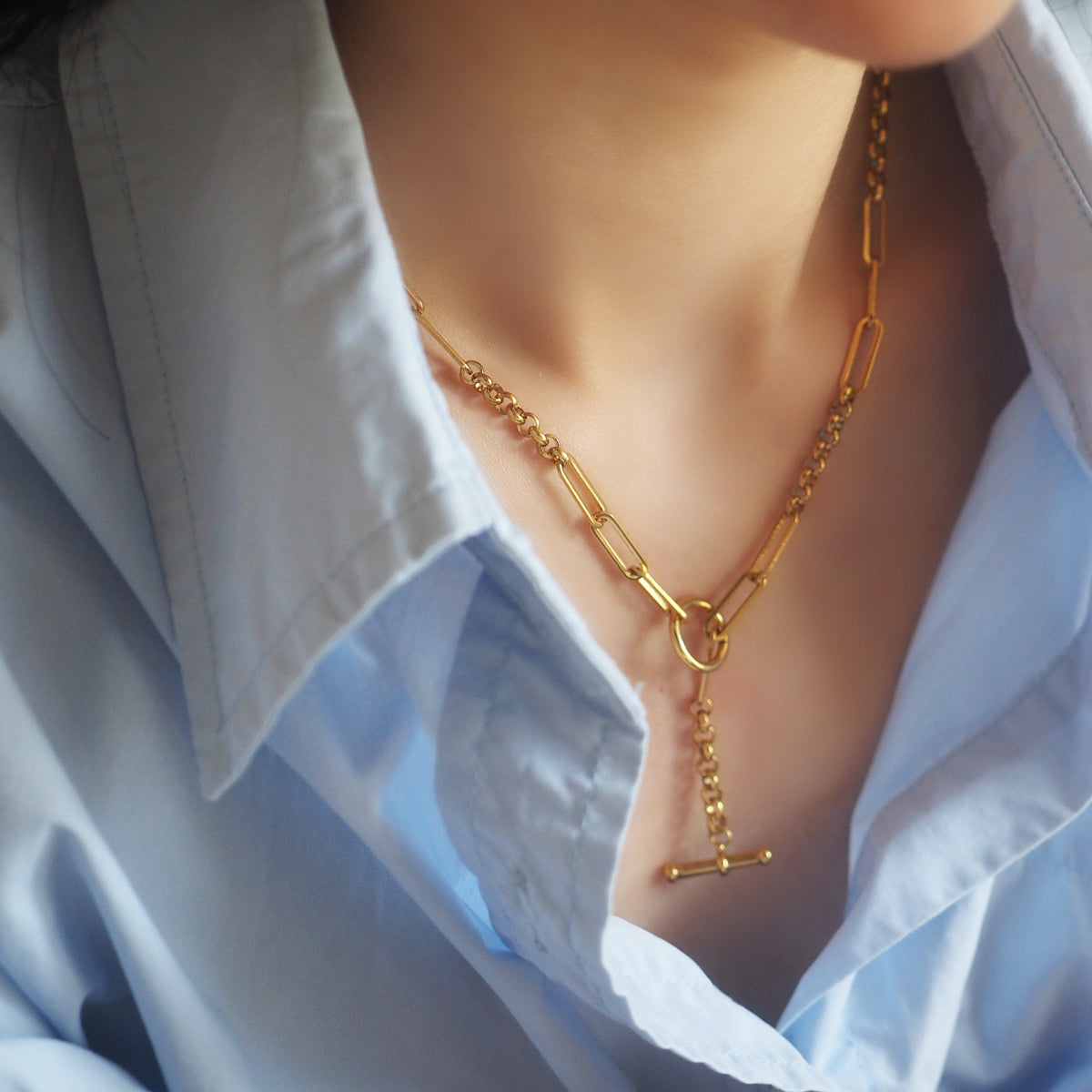 July T-Bar Necklace - éclater jewellery