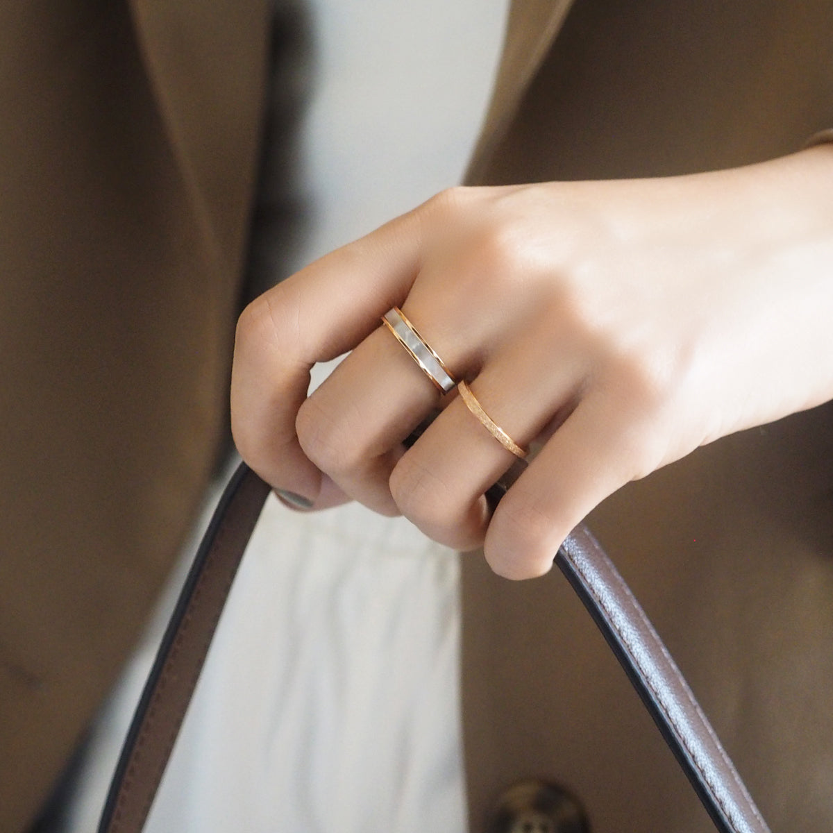 Chenelle Matt Shine Ring - éclater jewellery