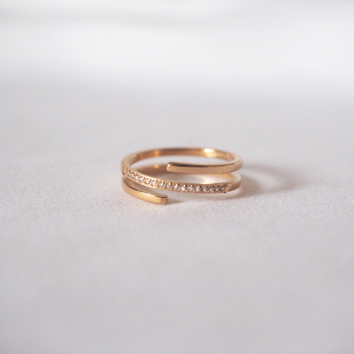 Fontanne Cubic Zirconia Ring - éclater jewellery