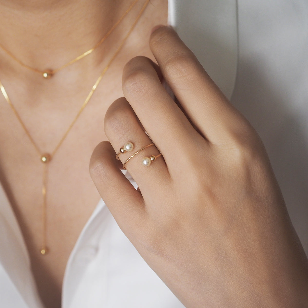Dion Pearls Ring