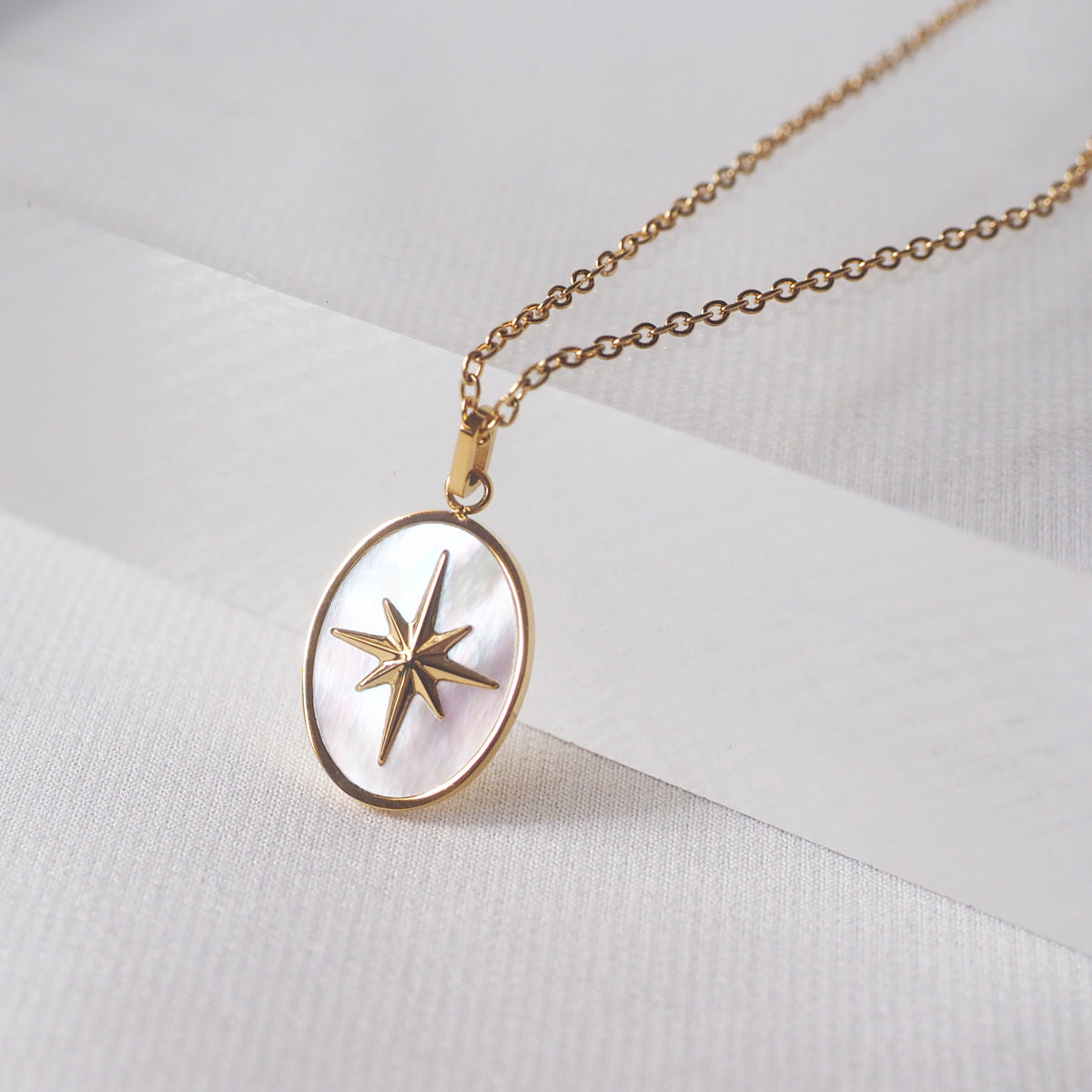Starry Mother of Pearl Necklace