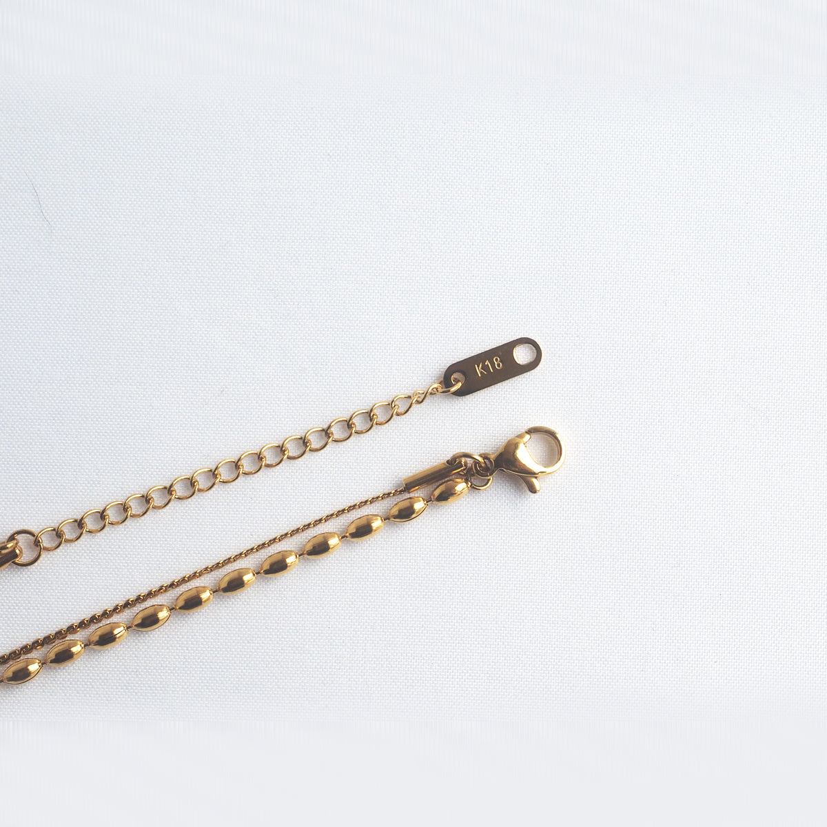 Lyon Double Chain Ball Drop Necklace - éclater jewellery