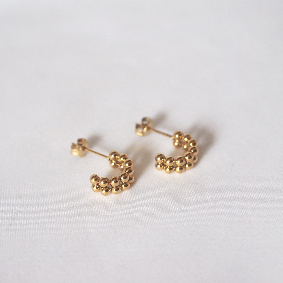 Garnet Small Beads Earrings