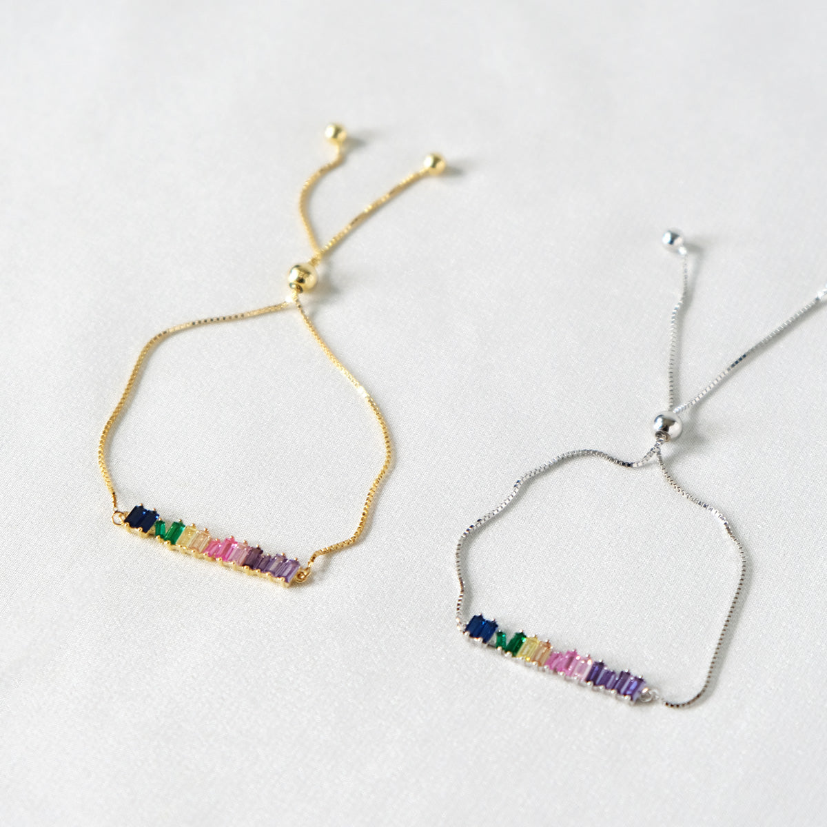 Merryl Rainbow Cubic Zirconia Bracelet