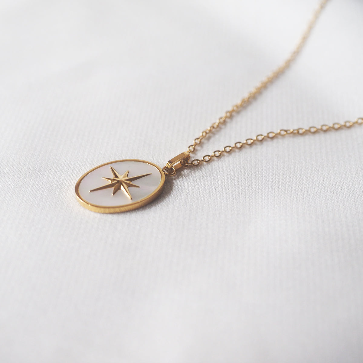 Starry Mother of Pearl Necklace