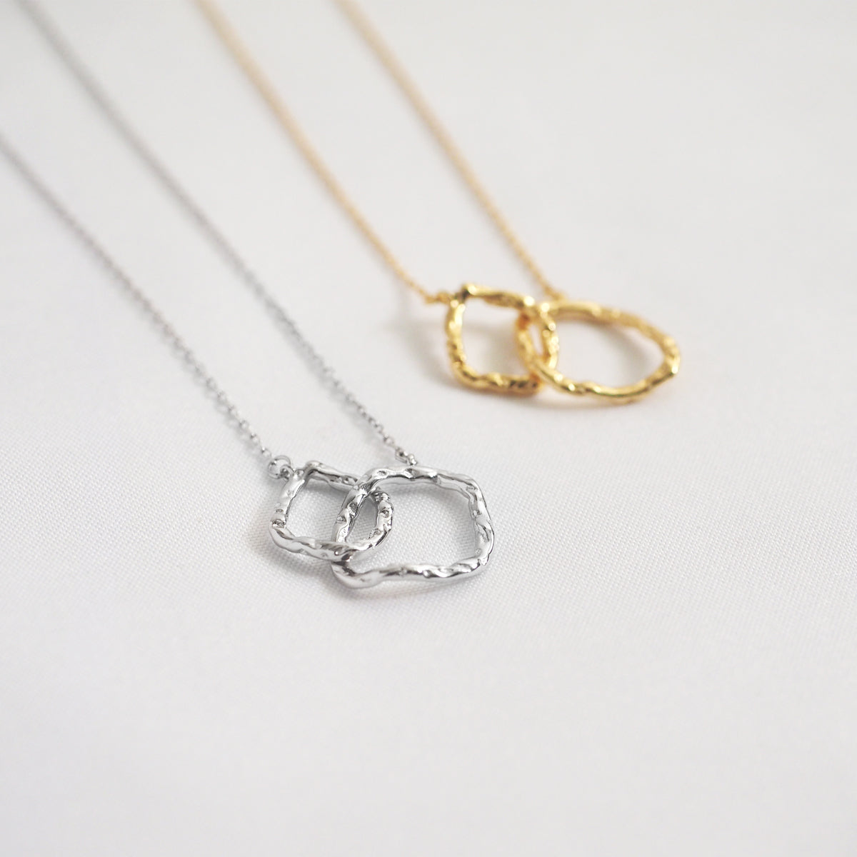 Manon Linked Hoop Necklace