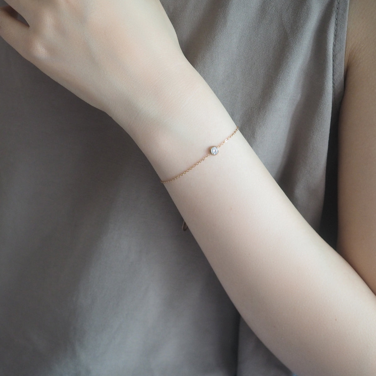 Brya Minimal Crystal Bracelet - éclater jewellery