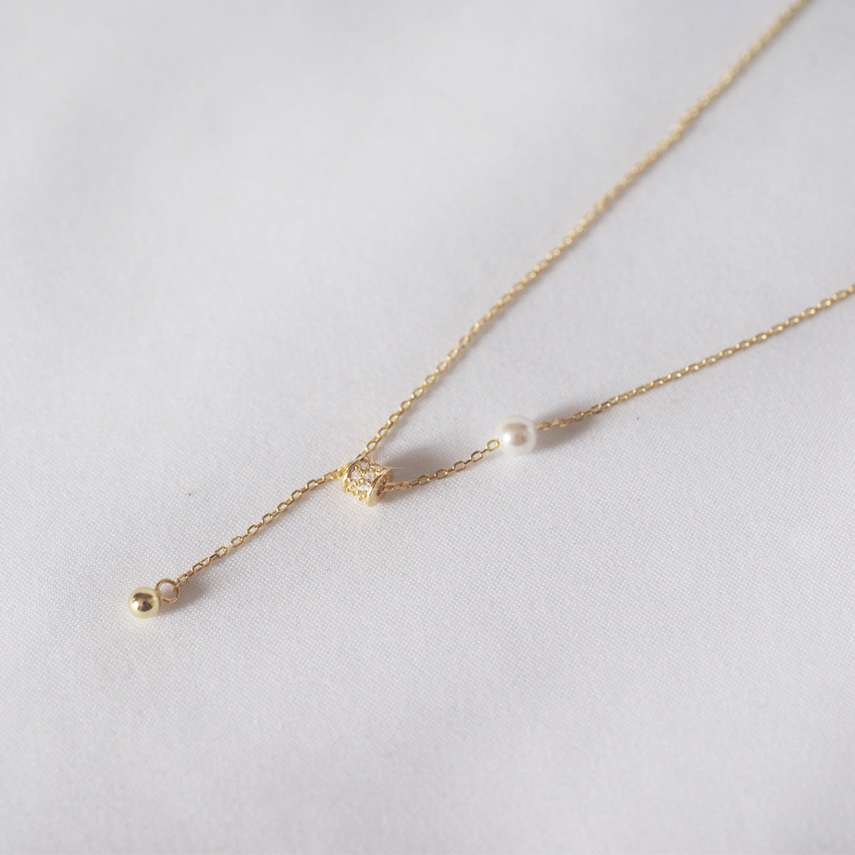 Soleil Drop Ball Necklace - éclater jewellery