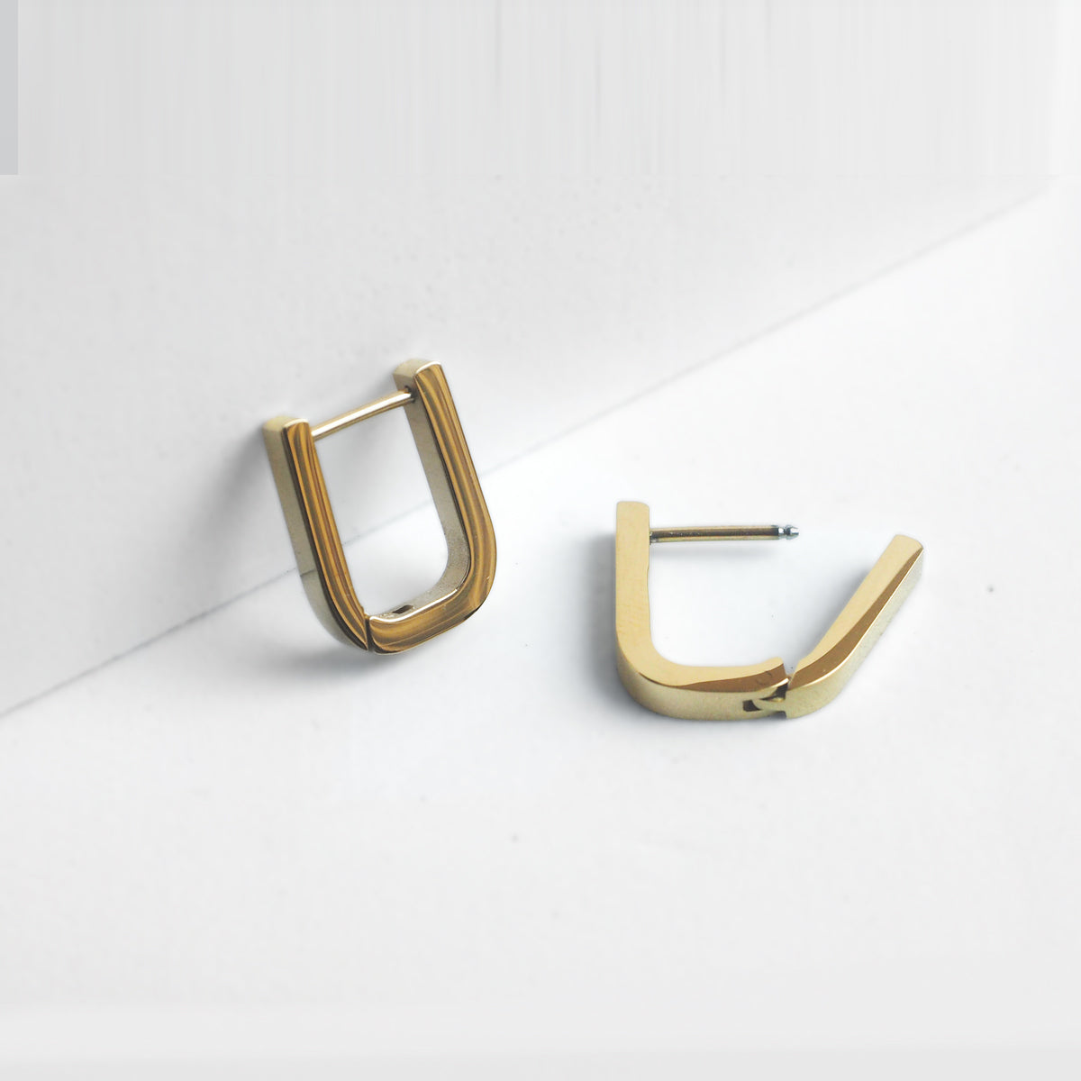 Pau Square Hoop Earrings