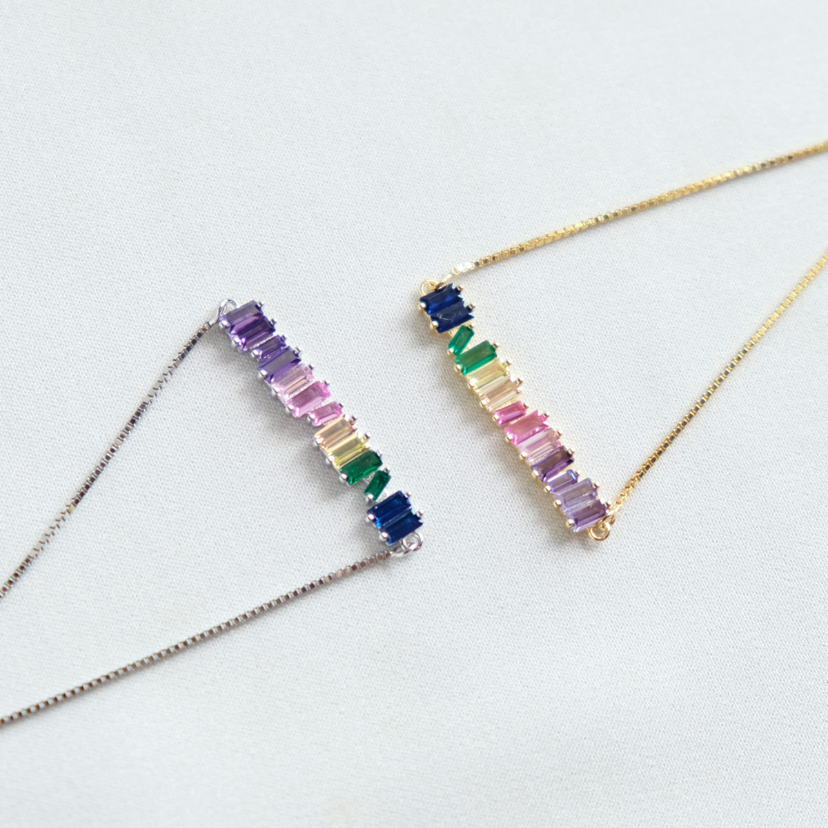 Merryl Rainbow Cubic Zirconia Bracelet