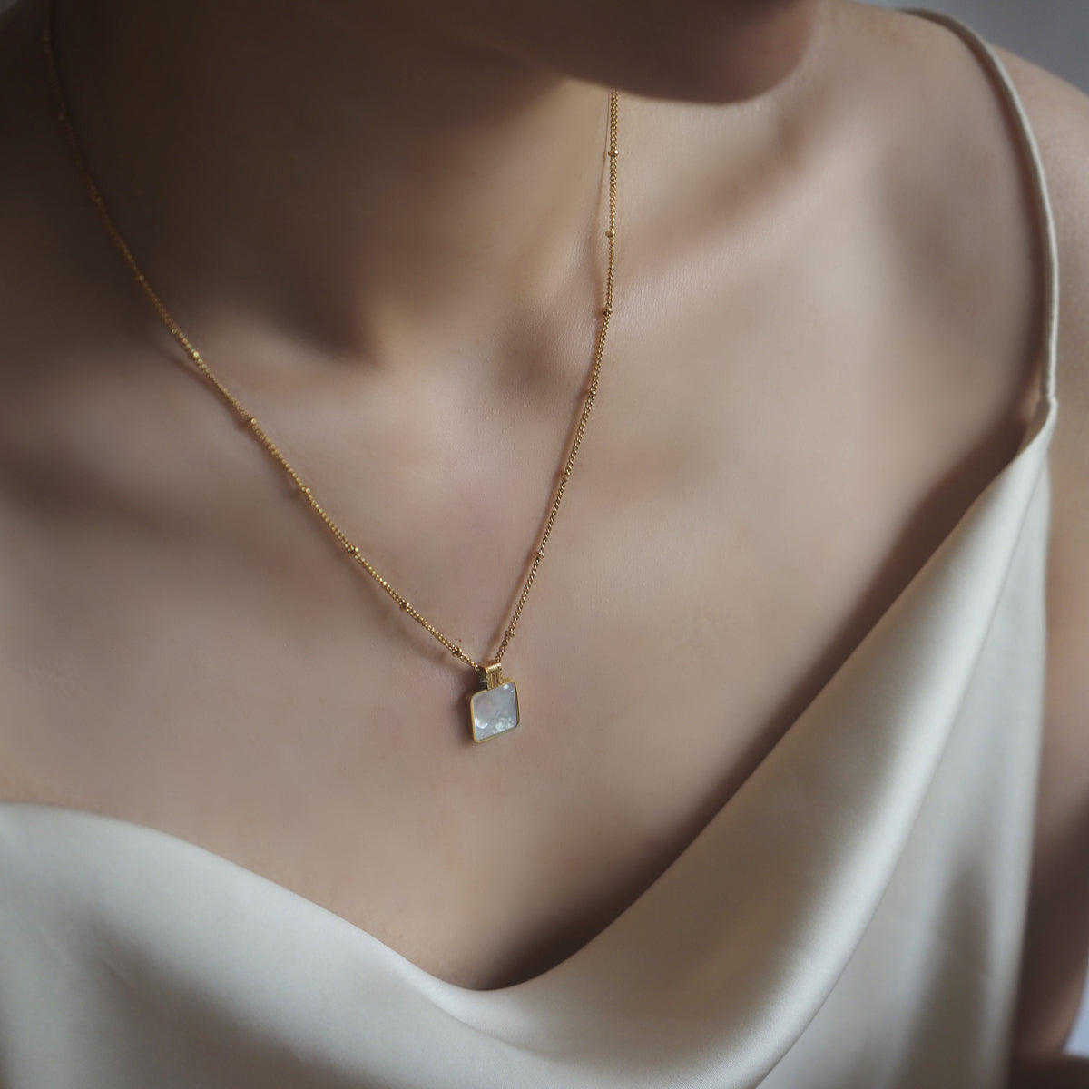 Wicket Shell Charm Necklace