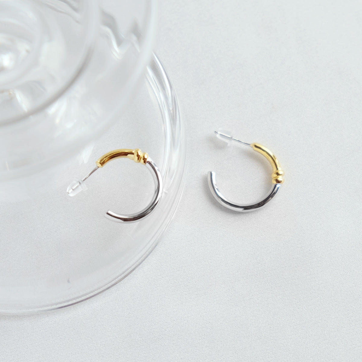 Paige 2-Tone Earrings