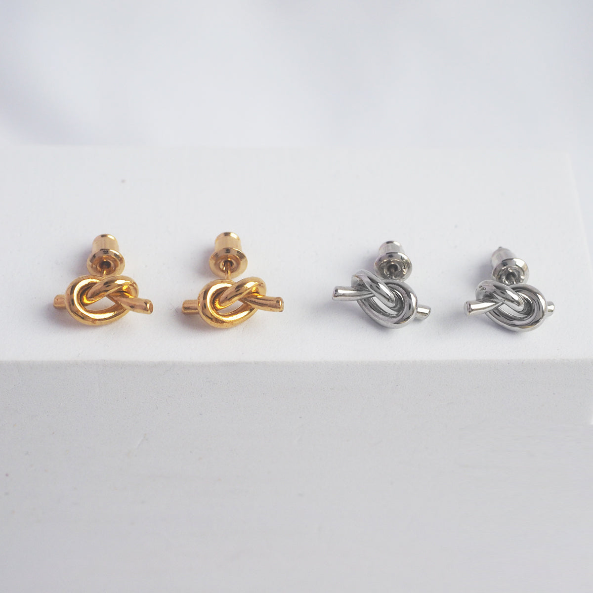 Knot Stud Earrings - éclater jewellery