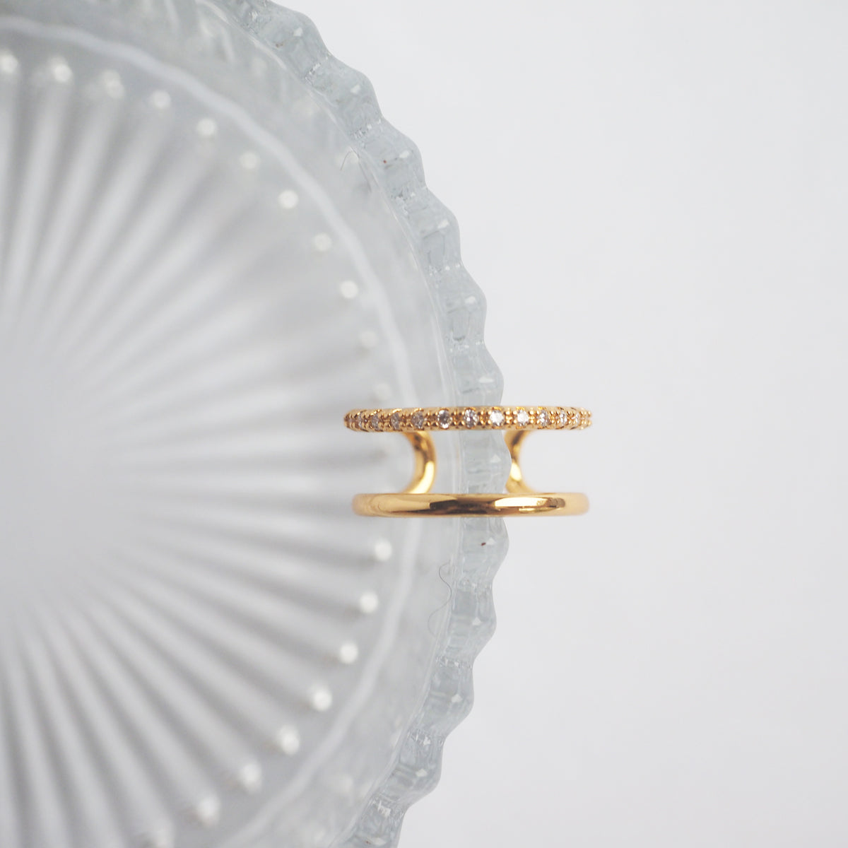 Iva Cubic Zirconia Line Ring