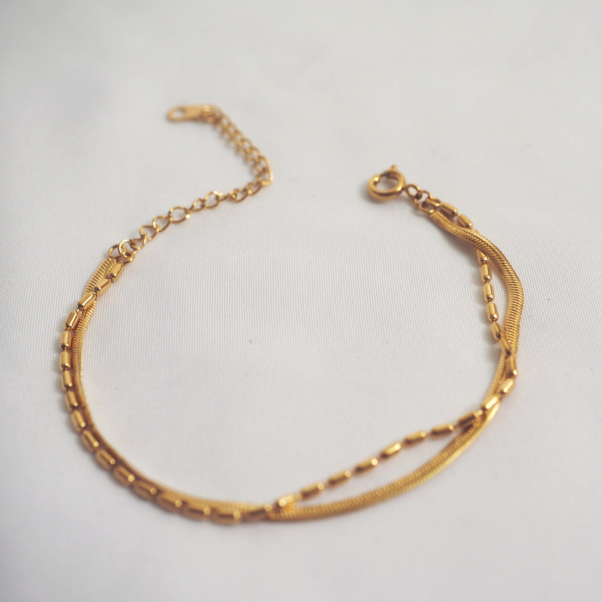 Marjie Double Chain Bracelet