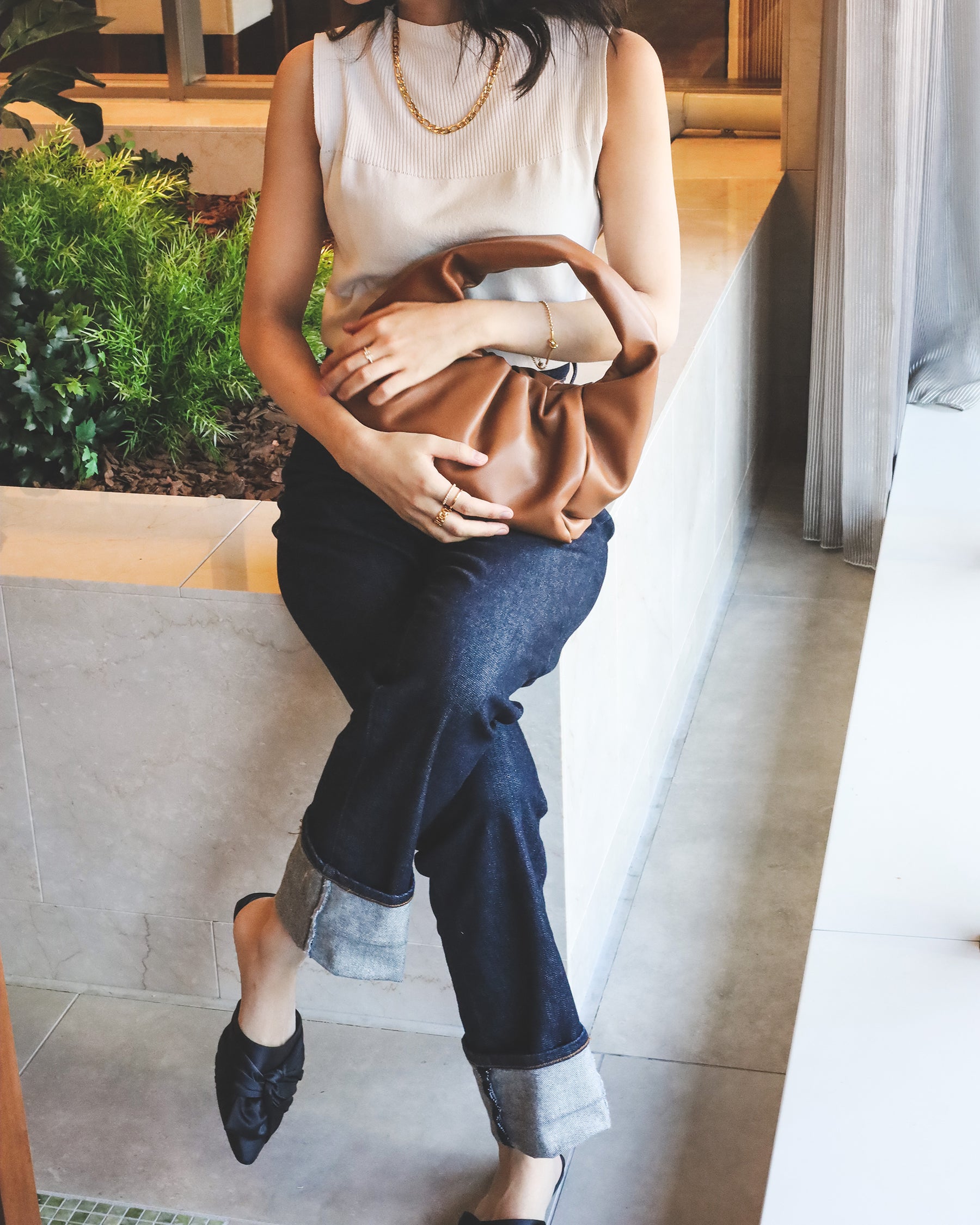 Jodie Handle Bag - Brown - éclater jewellery