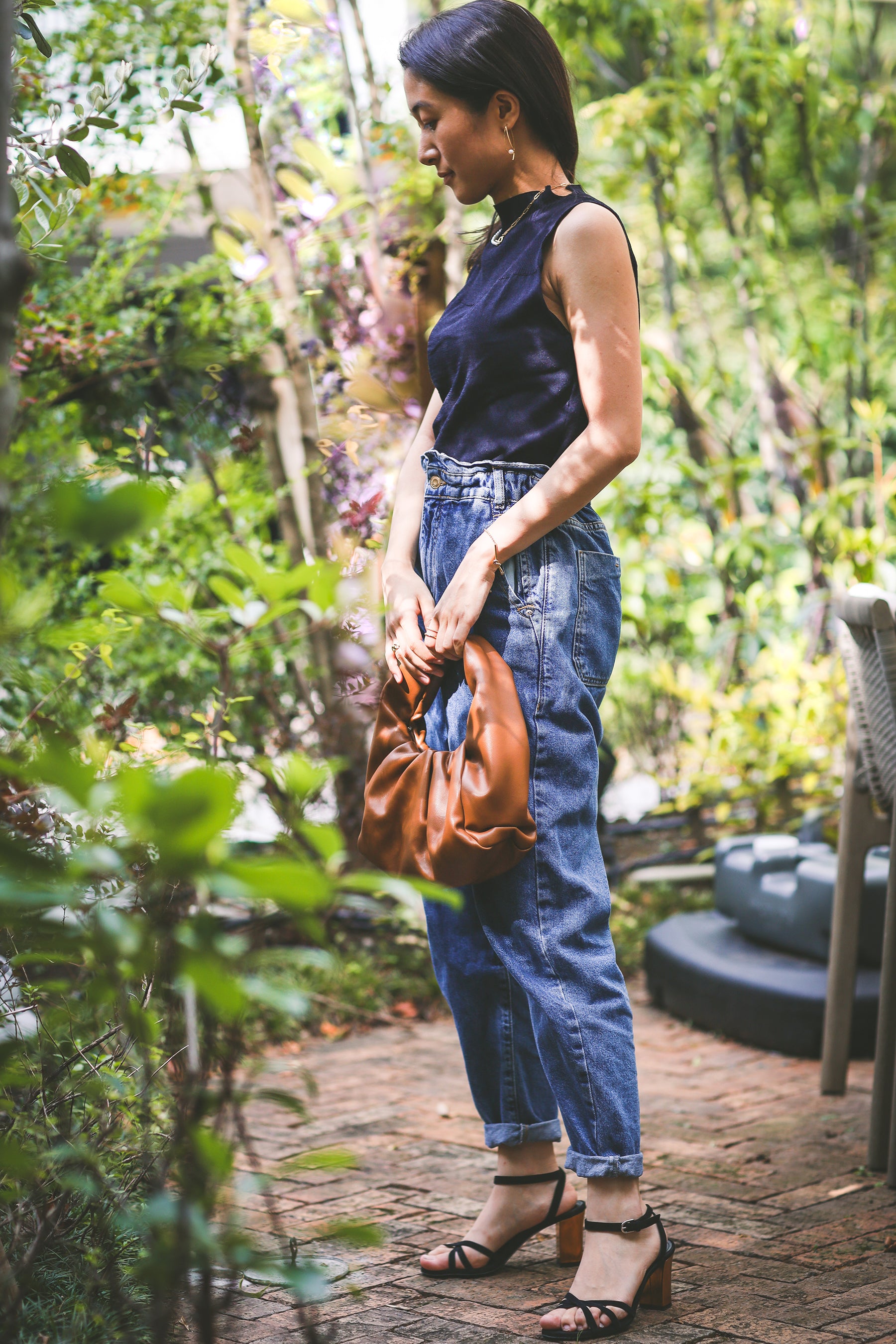 Jodie Handle Bag - Brown - éclater jewellery