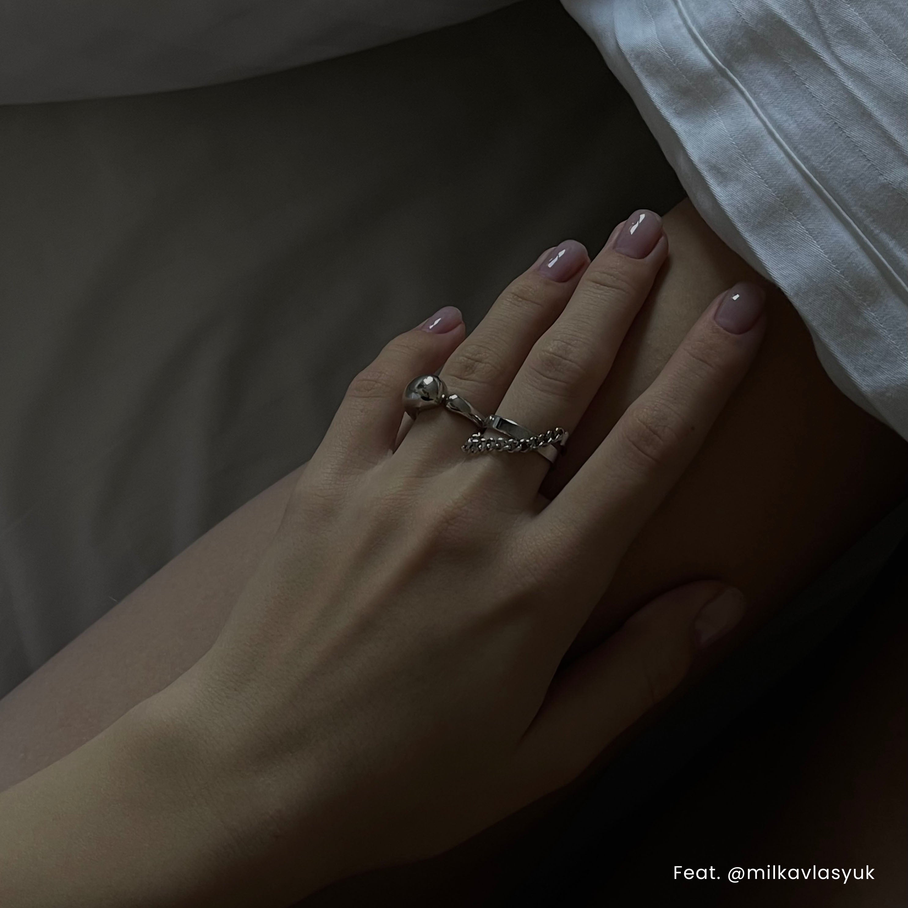 Claudette Chain Ring
