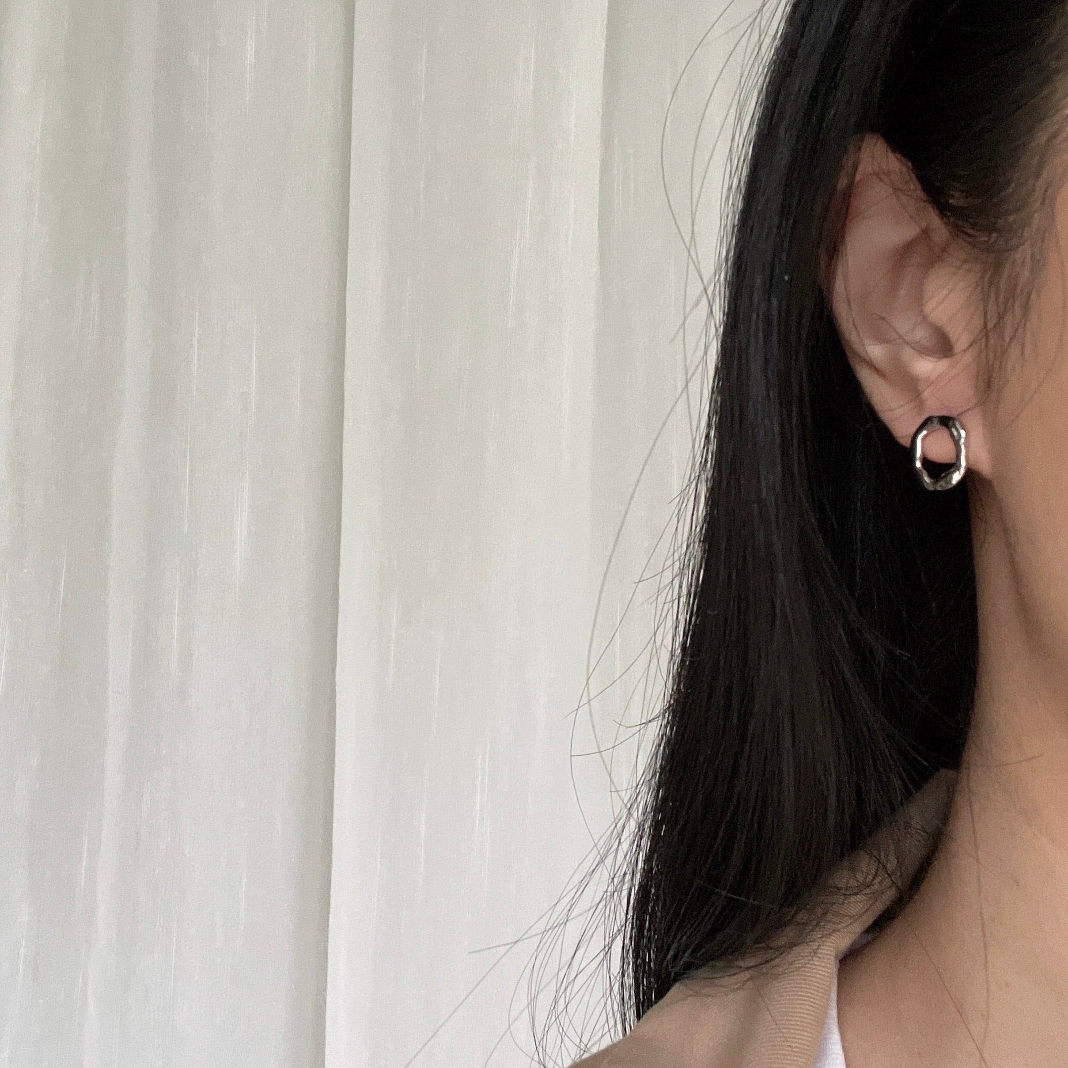 Hermine Irregular Hoop Earrings - éclater jewellery