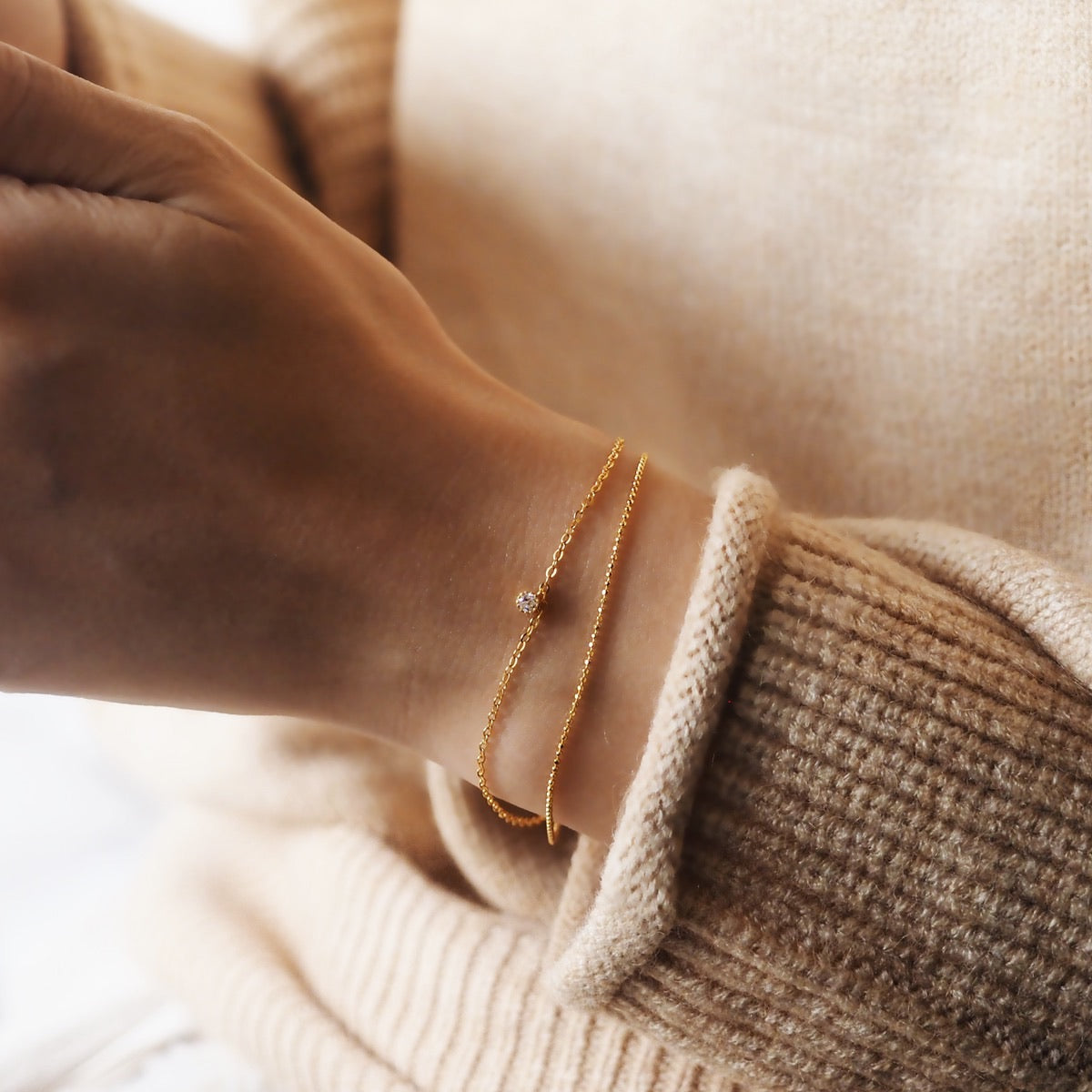Olivia Double Chain Bracelet