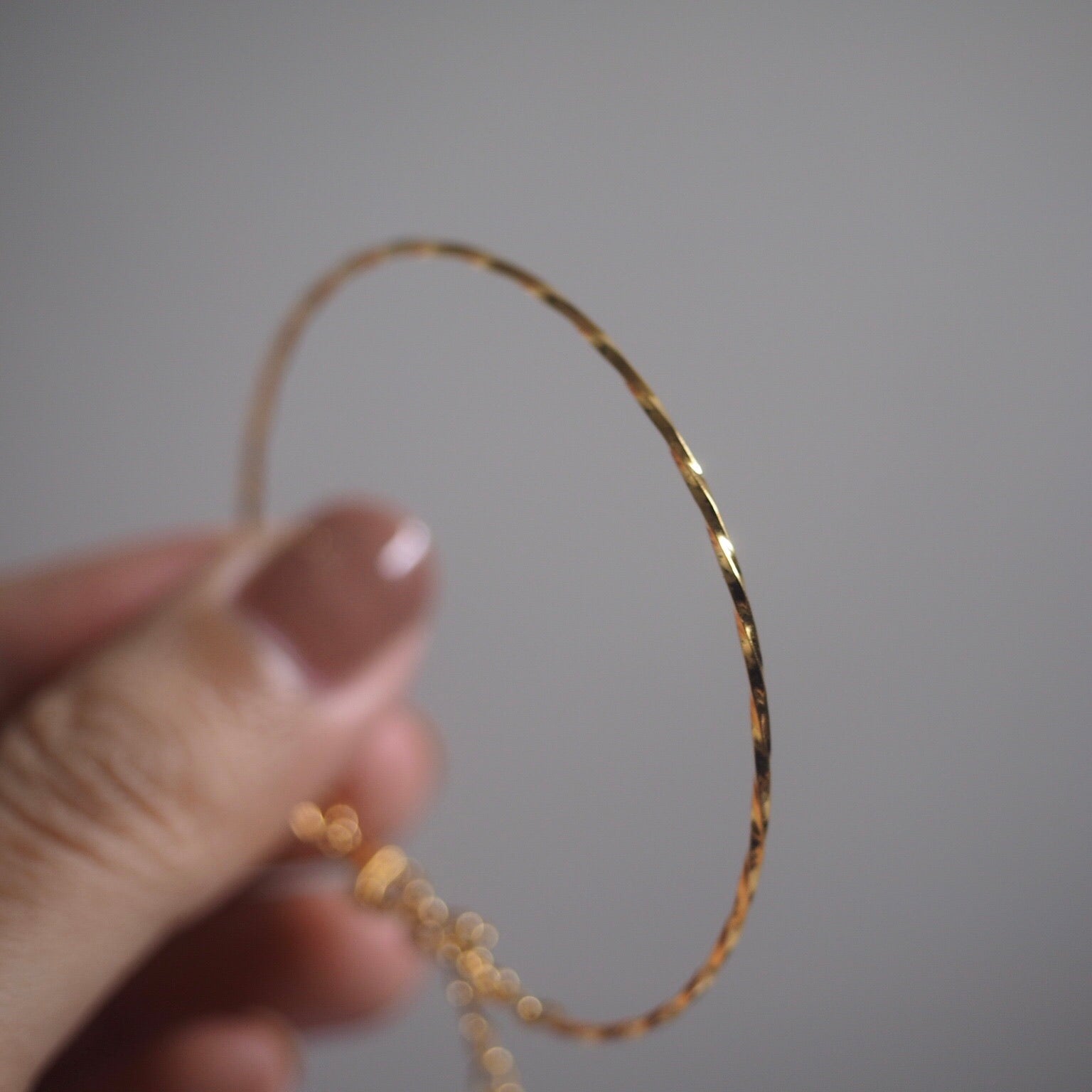 Gaia Twisted Thin Bracelet