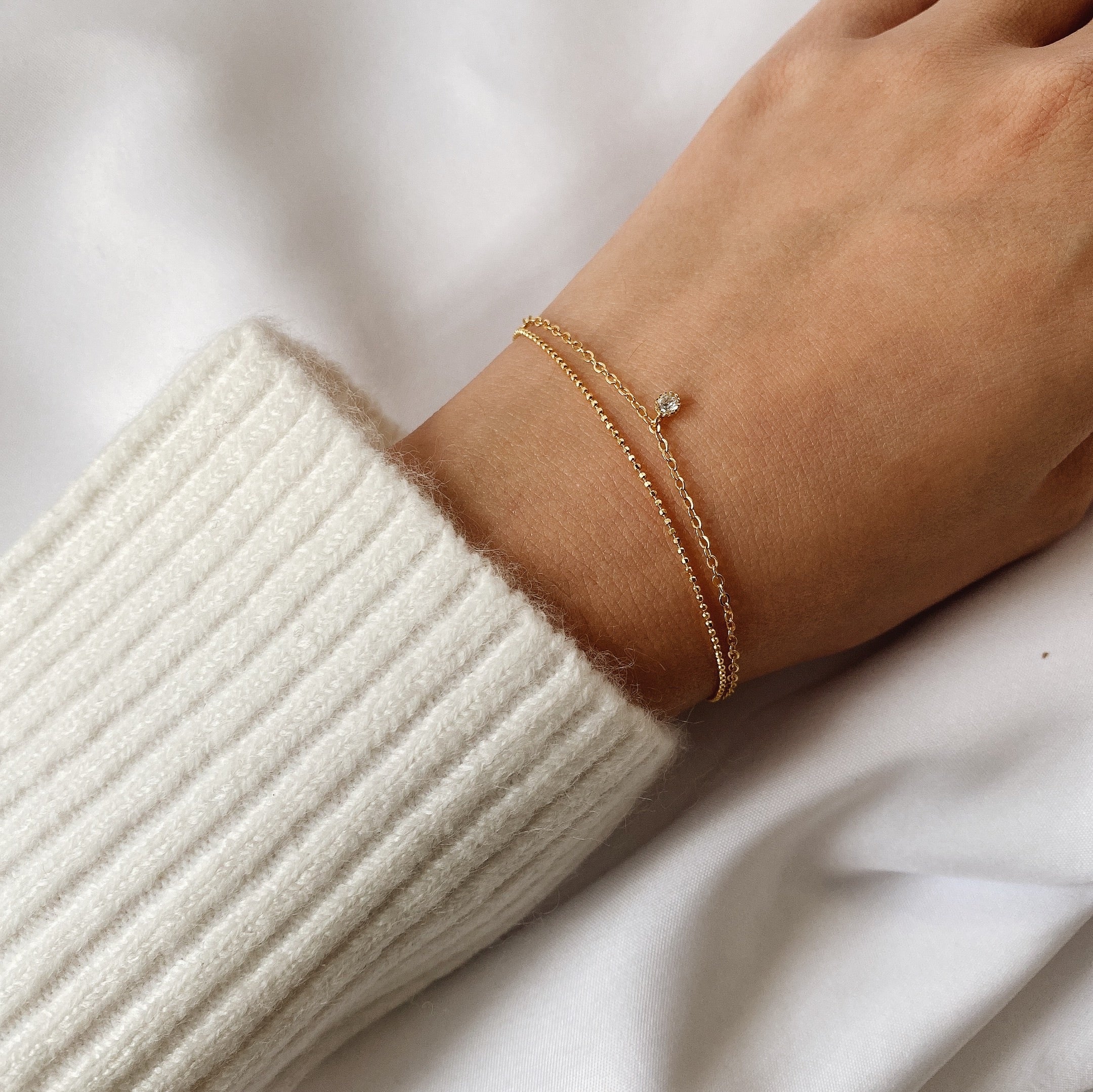 Olivia Double Chain Bracelet