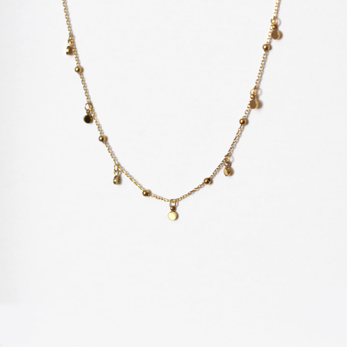 Eliza Disc Choker Necklace