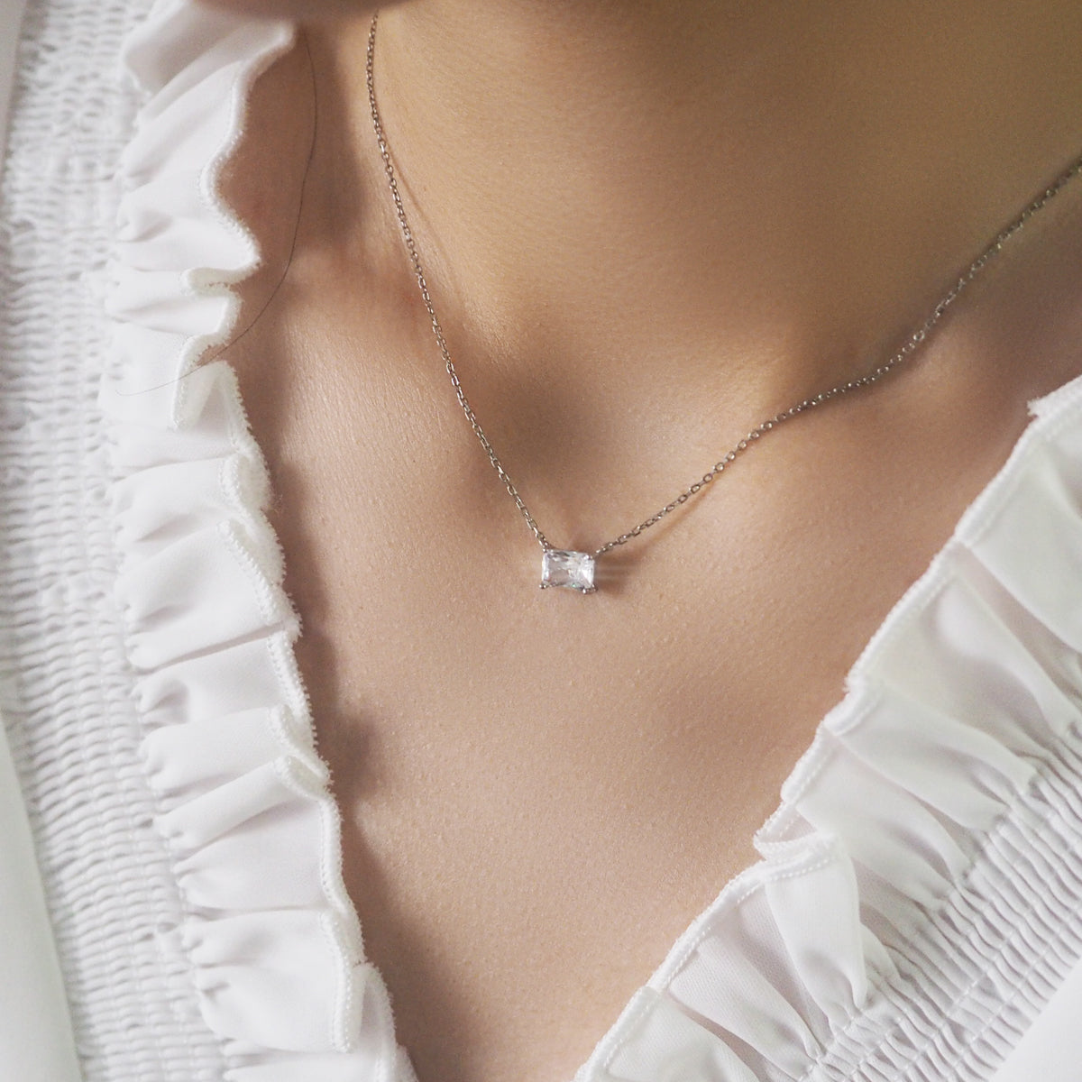 Sheryl Zirconia Necklace