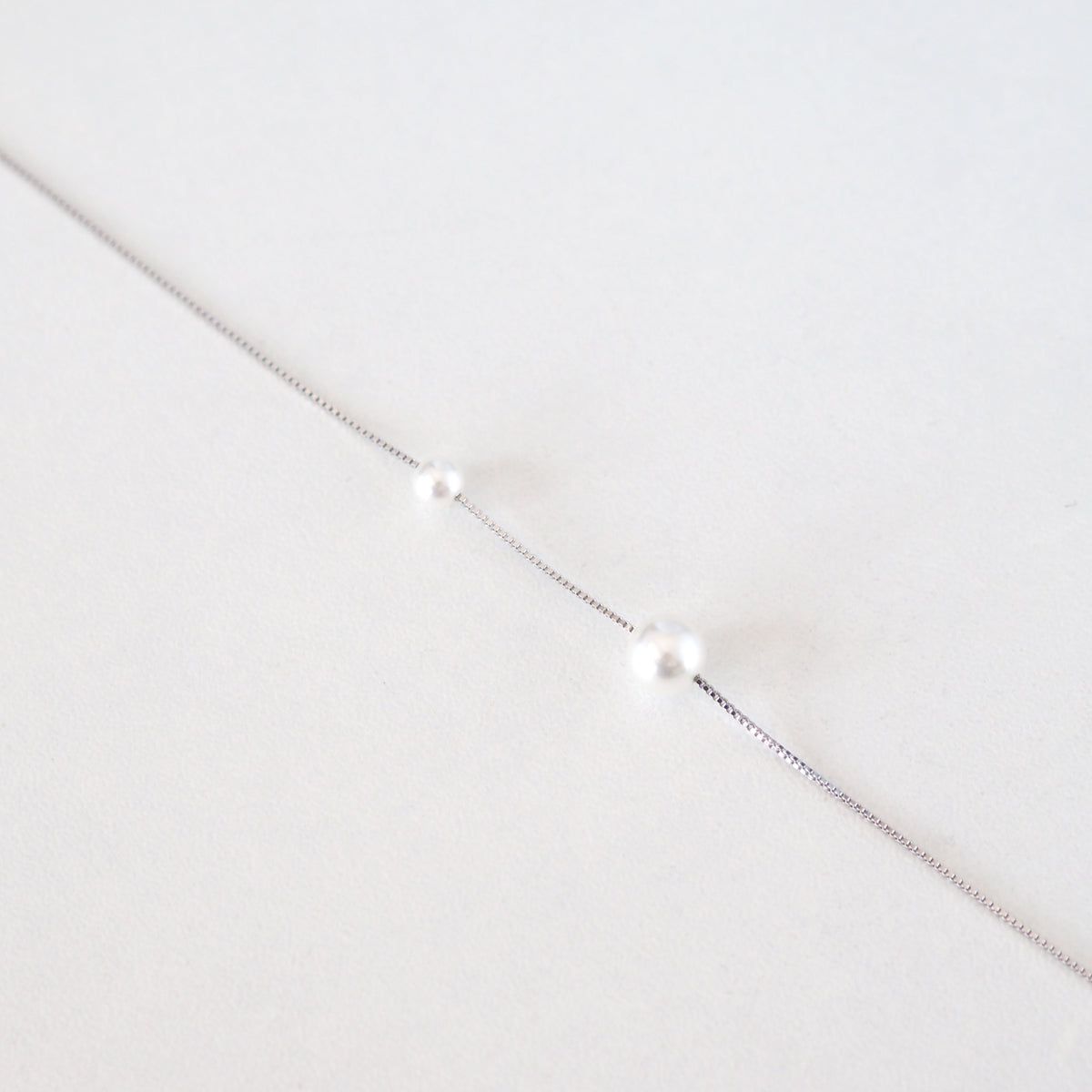 Double Pearls Necklace