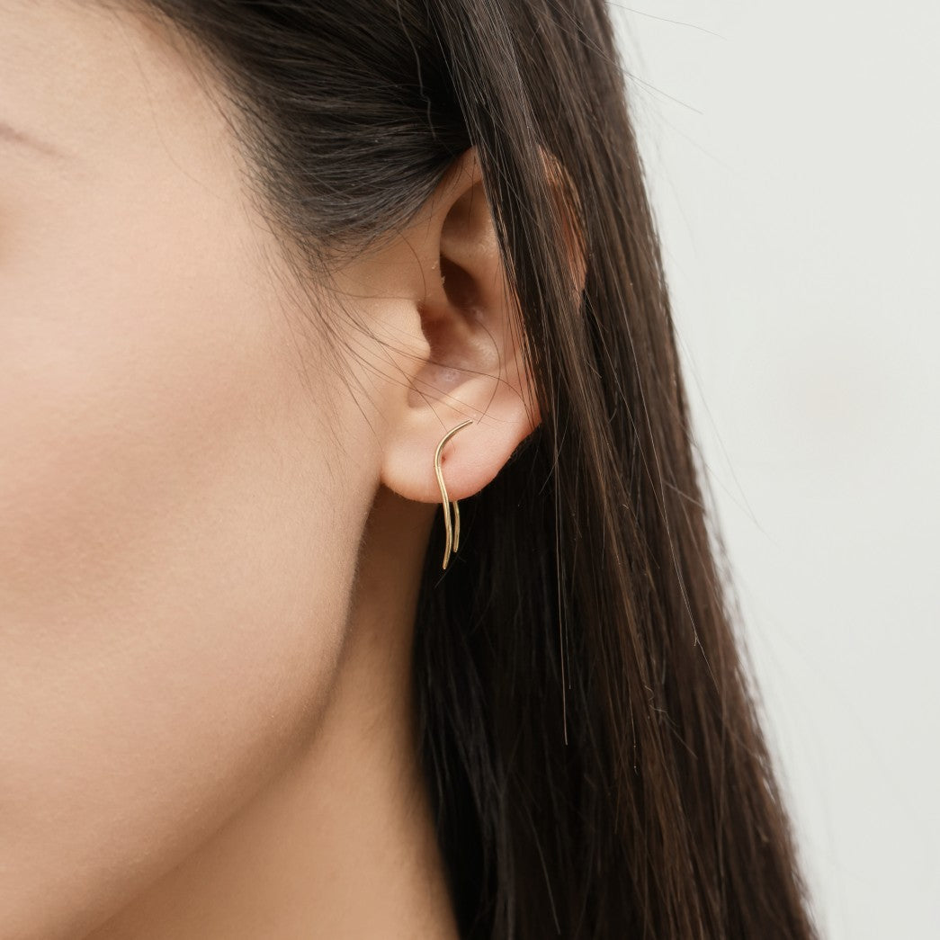 Midge Minimalist Line Earrings