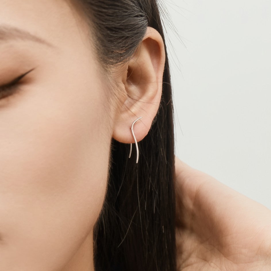 Midge Minimalist Line Earrings