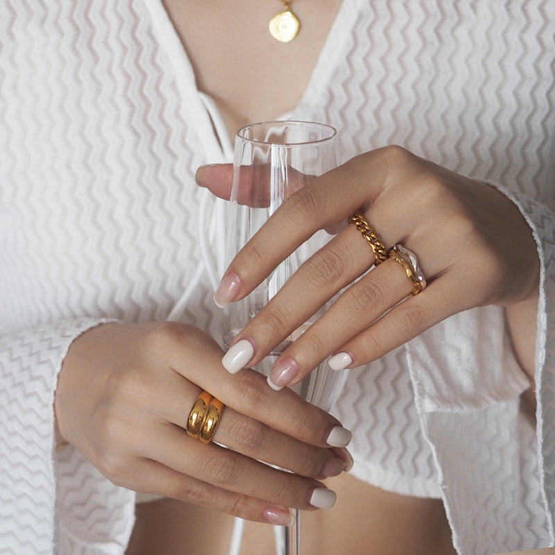 Heloise Double Curved Ring