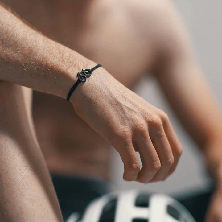 Black Bike Bracelet