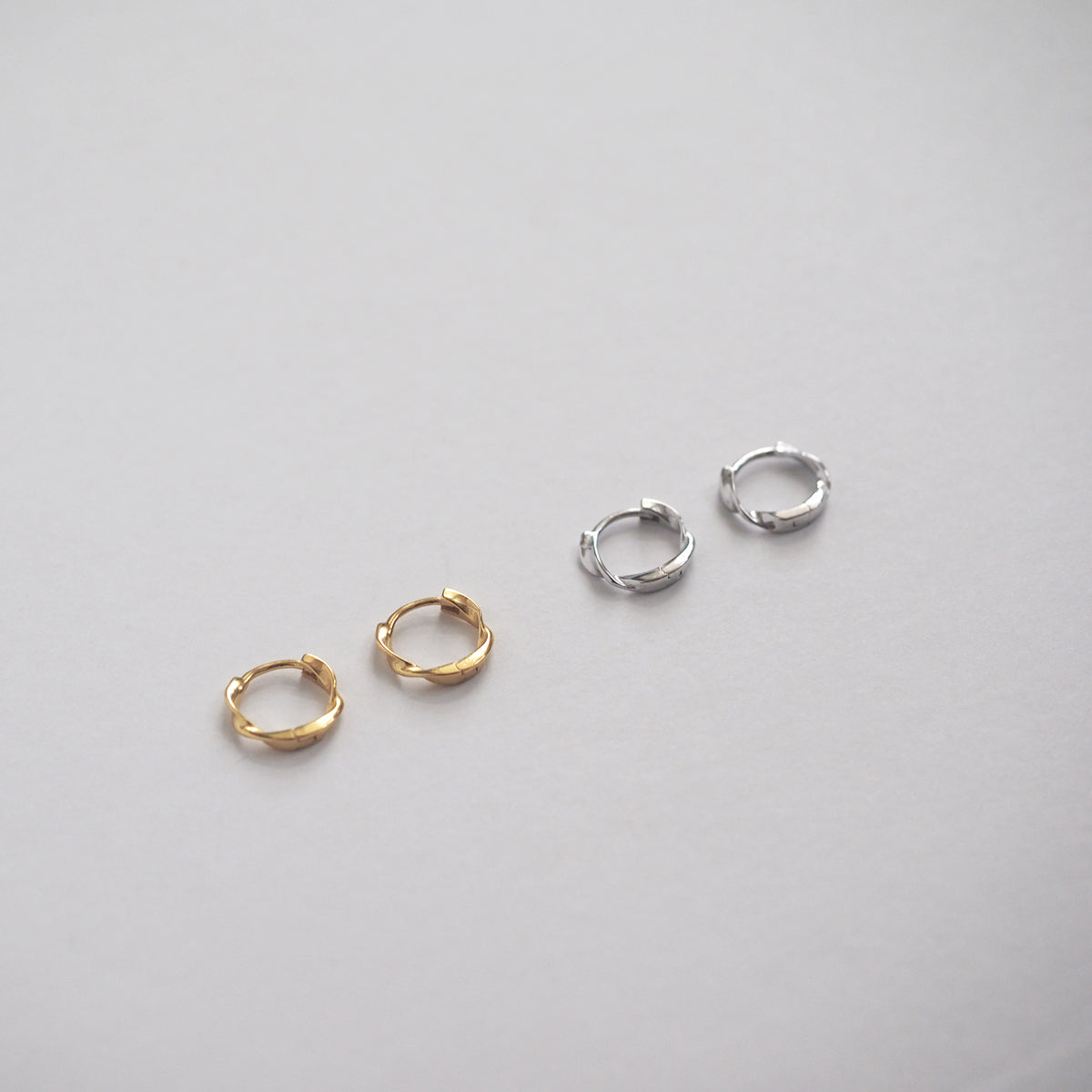 Greta Twisted Hoop Earrings