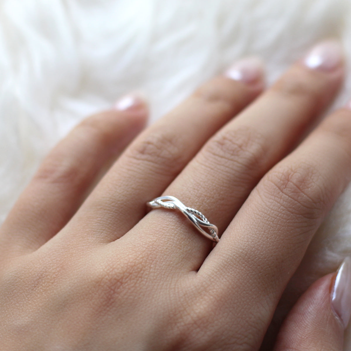 Rosie Layered Silver Ring