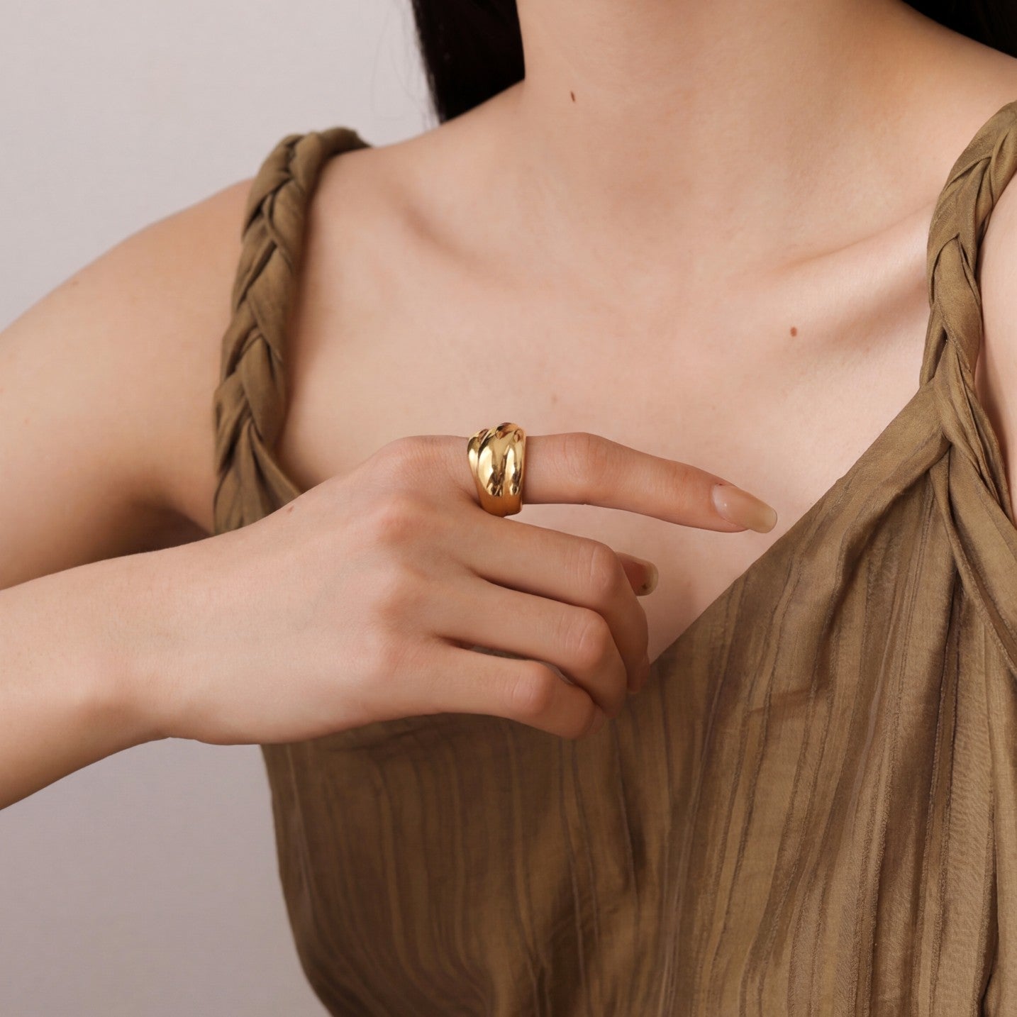 Stevie Layered Chubby Ring