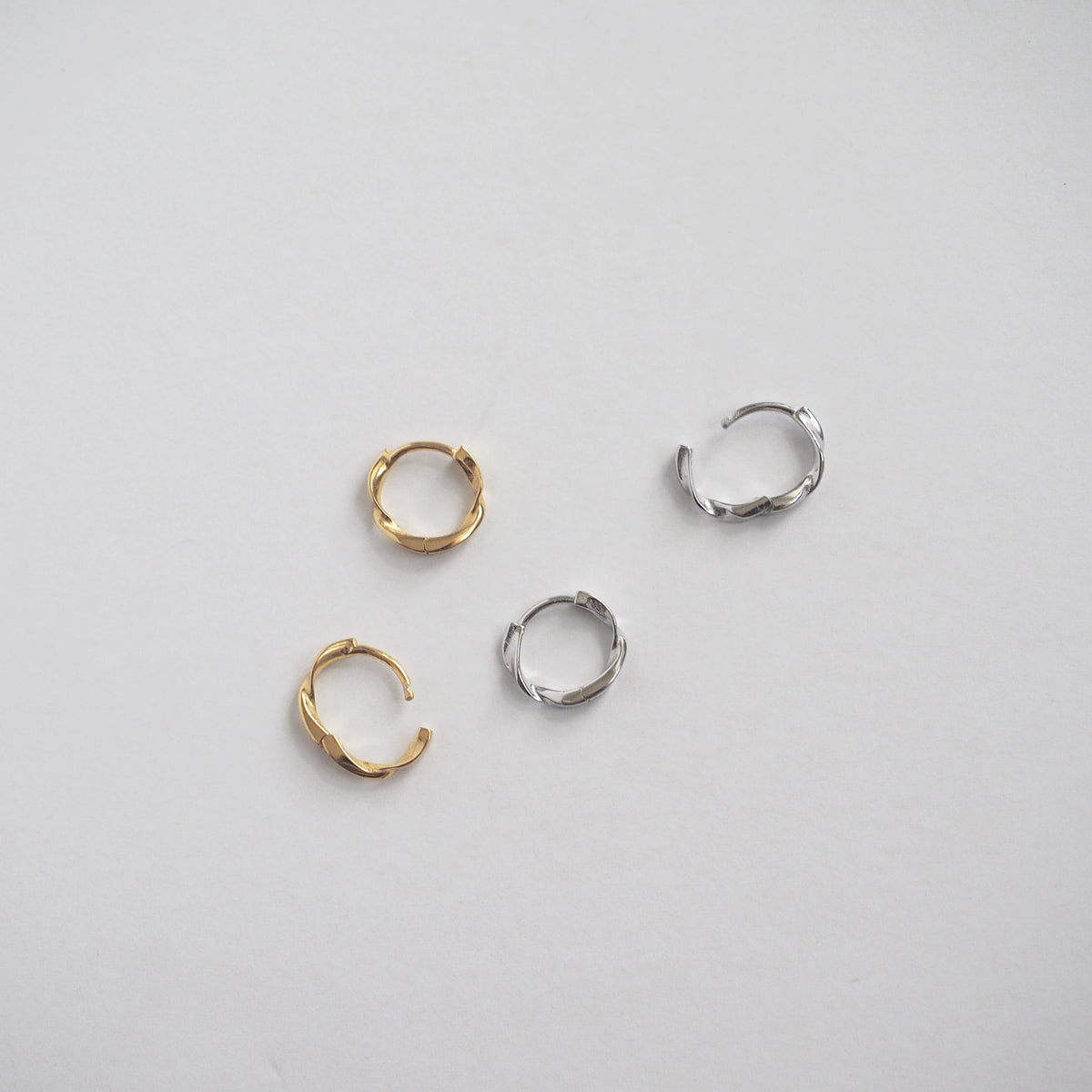Greta Twisted Hoop Earrings