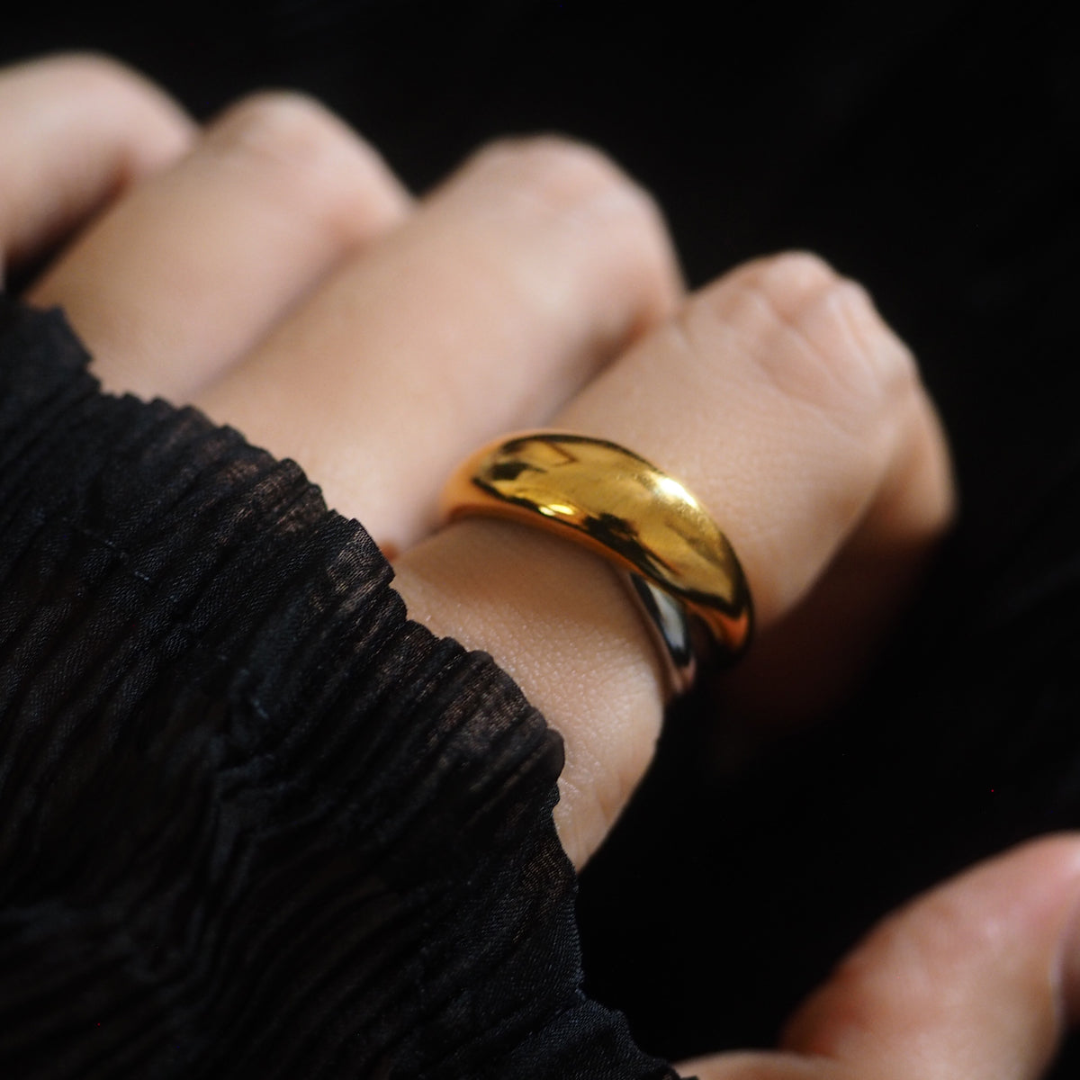 Paloma 2-Tone Double Wrap Ring