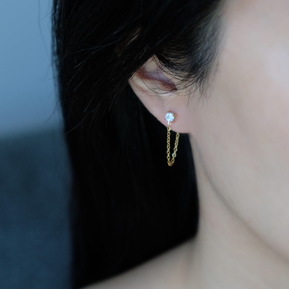 Celesse Drop Chain Earrings