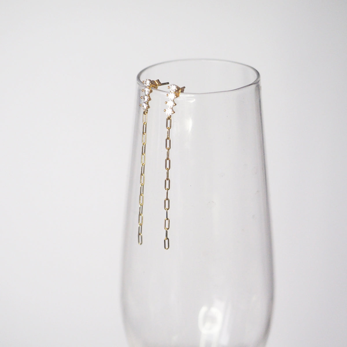 Deona Drop Link Earrings