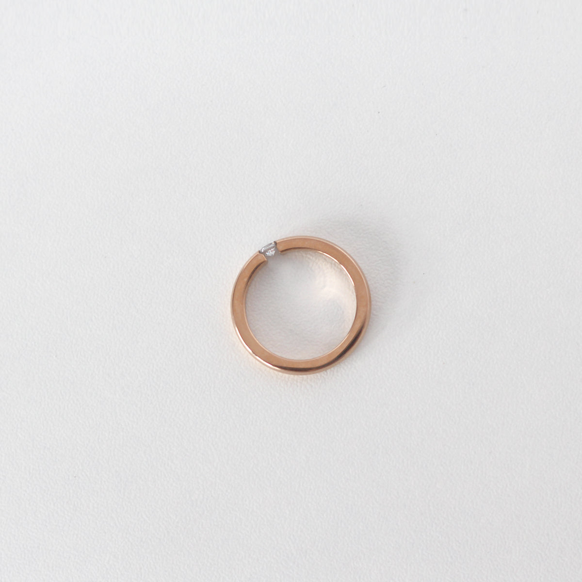 Bert Crystal Rose Gold Ring