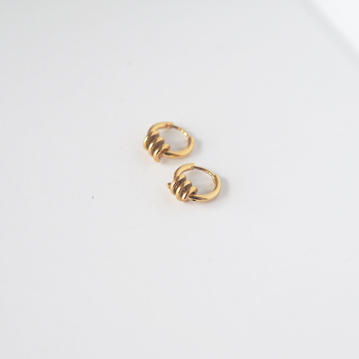 Spiral Hoop Earrings