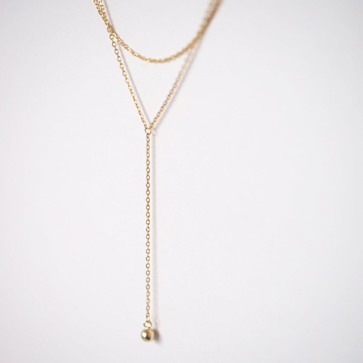 Mone Ball Drop Necklace